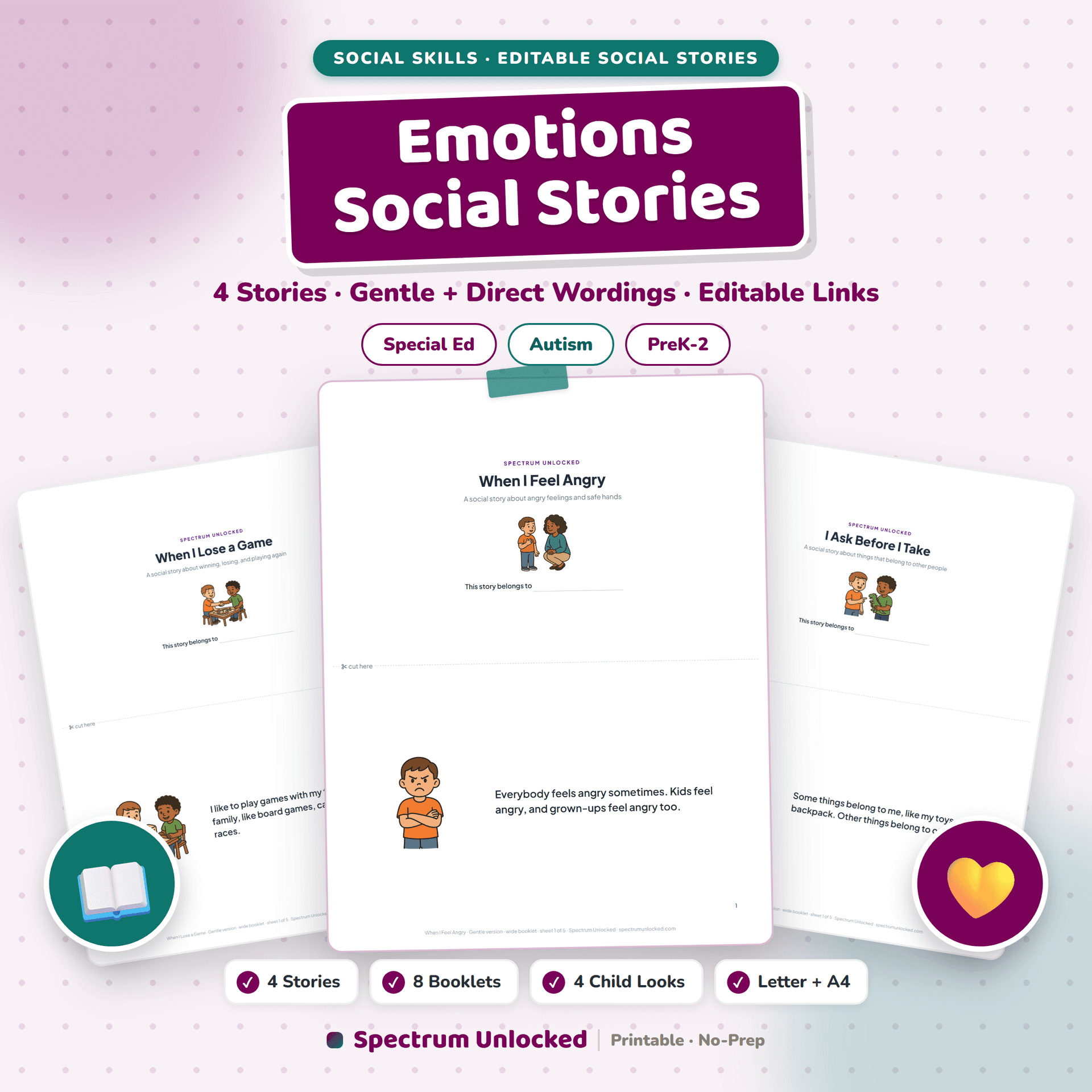 Emotions Social Stories